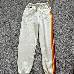 Avaitor Nation sweatpants in vintage white color size large